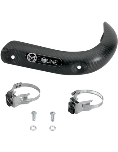 4T E-Line-Crbn Fbr Pro C Moose Racing Exhaust Protector Hp Spc250F