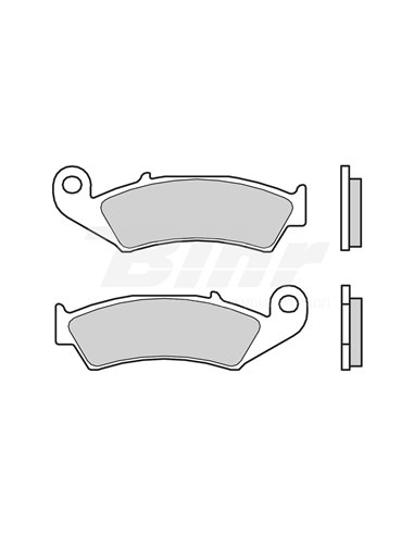 Pastillas de freno sinterizadas Brembo 07HO25SD. Posición: Delantera.