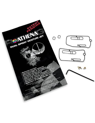 Athena P400000180002 Kit de réparation de carburateur à double jet Jet Kit