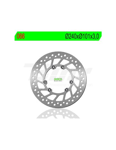 Brake disc NG 066 Ø240 x Ø101 x 3