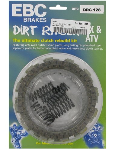 Clutch Kit Complete Drc Series Offroad/Atv Cork EBC DRC129