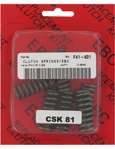 Joc de molles d'embragatge Coil Spring CSK Sèries Steel EBC CSK081