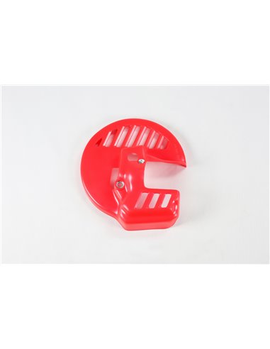 UFO front brake disc guard, red