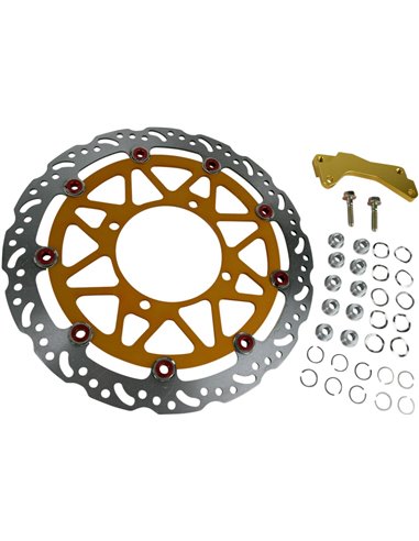 Kit de disco de freio Supermoto Floating Contour EBC SMX6264