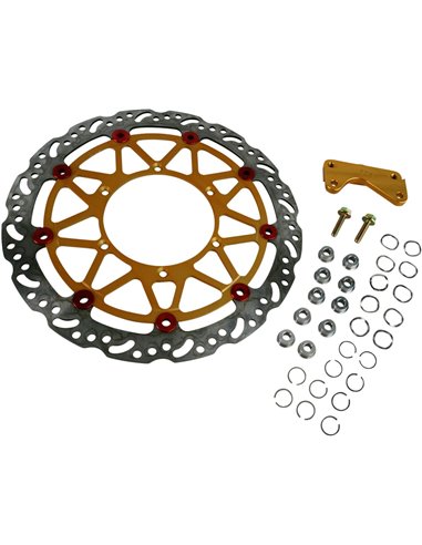 Brake Rotor Kit Supermoto Solid Contour EBC SMX6728