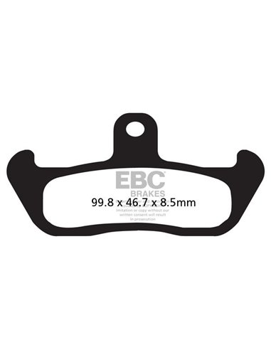 Brake Pad Fa Series Organic EBC FA134