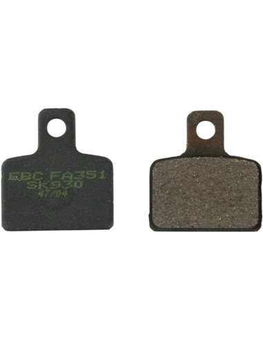 Brake Pad Fa Series Organic EBC FA351TT