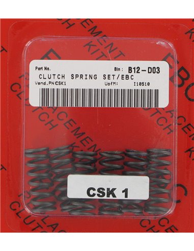 Molls d'embragatge CSK Sèries Coil Spring Steel EBC CSK001