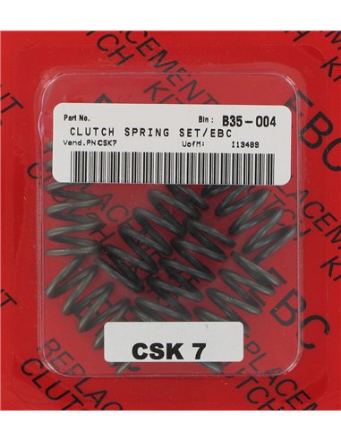 Muelles de embrague Csk Series Coil Spring Steel EBC CSK007