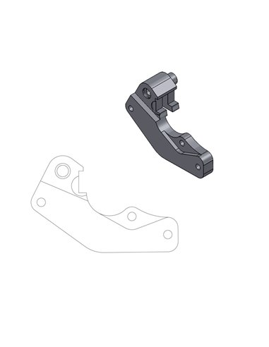 Relocator Bracket for OEM Yam MOTO-MASTER 211049 Brake Caliper