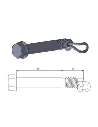 Pins de pastilla de fre MOTO-MASTER 213.044