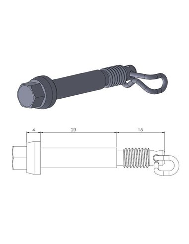 Pinos da pastilha de freio MOTO-MASTER 213046