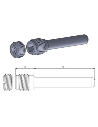 Pins de pastilla de fre MOTO-MASTER 213.048