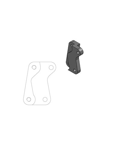 Supports d'adaptation pour kit de disques flottants Sm MOTO-MASTER 211012