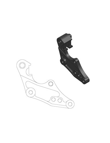 Suportes adaptadores para kit de disco flutuante MOTO-MASTER 211060 298Mm