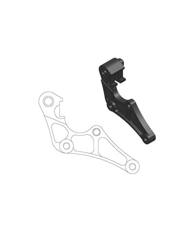 Relocator Bracket for OEM Supermoto S MOTO-MASTER 211068 Brake Caliper