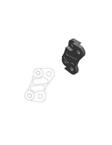 Adapter brackets for MOTO-MASTER 260mm floating disc kit 211075