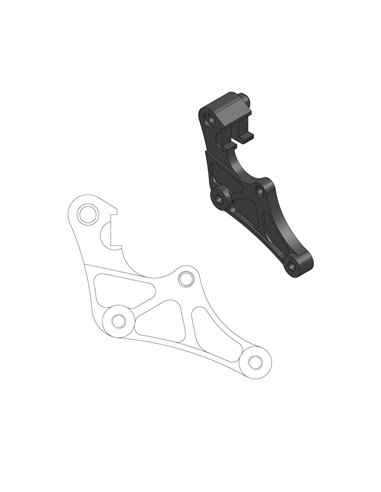 Adapter brackets for 320mm MOTO-MASTER floating disc kit 211074