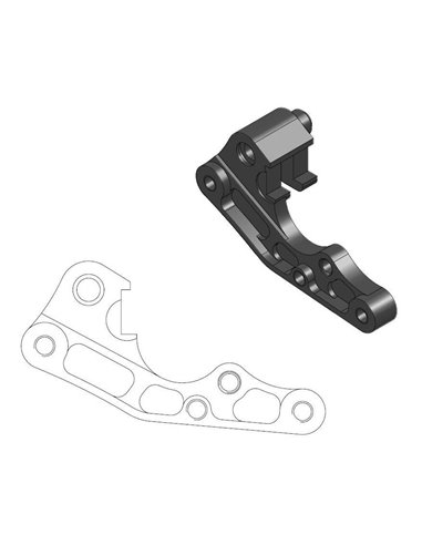 Adapter bracket for Supermoto Street 270Mm MOTO-MASTER brake disc 211079