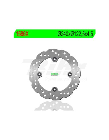 Brake disc NG 1586X 240 x 122 x 4.0