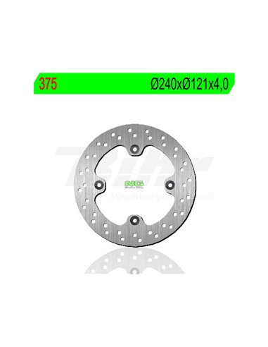 Brake disc NG 375 Ø240 x Ø121 x 4