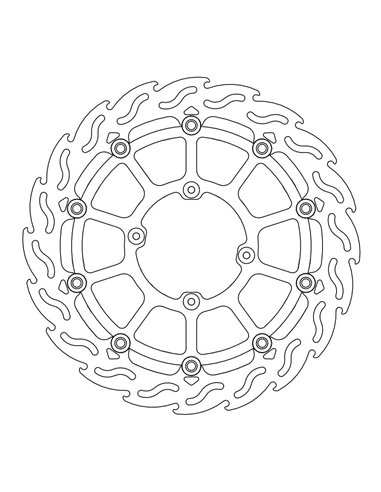 Front brake disc Float Flame Sumo MOTO-MASTER 112230