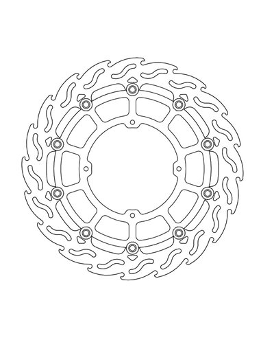 Disque de frein avant Float Flame Sumo MOTO-MASTER 112231
