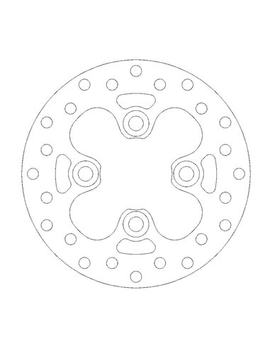 Front brake disc Round Kawasaki MOTO-MASTER 110320