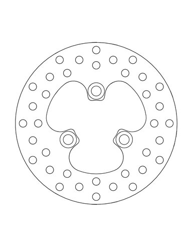 Disc de fre davanter Round Suzuki MOTO-MASTER 110.151