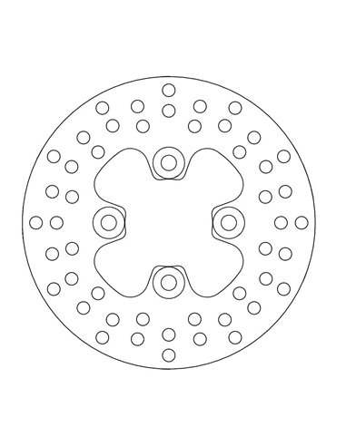 Disco de freno delantero Round Yamaha MOTO-MASTER 110166