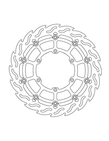 Front brake disc Motomastr Sm MOTO-MASTER 112236