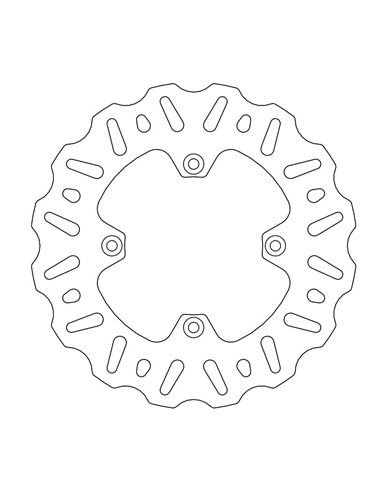 Disc de fre del darrere Fix Wave nitro MOTO-MASTER 110.450