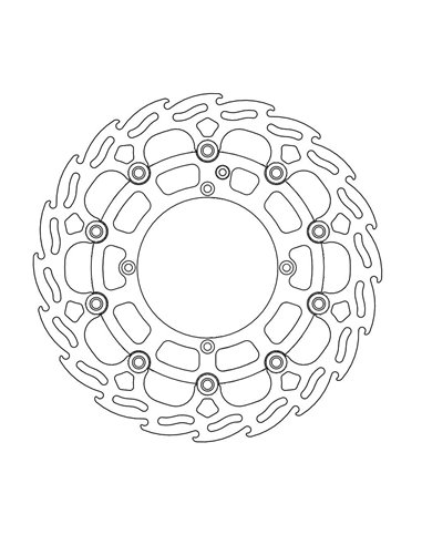 Front brake disc Float Flame L MOTO-MASTER 112143