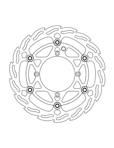 Disc de fre davanter Float Flame L MOTO-MASTER 112160