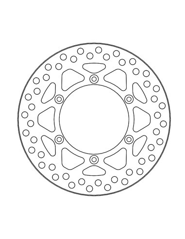 Vintage rear brake disc MOTO-MASTER 110820