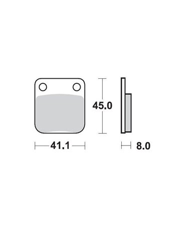 Pastilles de fre 090.011 MOTO-MASTER