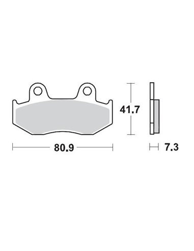 Brake pads Honda MOTO-MASTER 090411