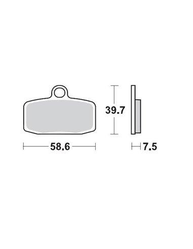 Pastilles de fre davantera / del darrere Ktm Sx85 MOTO-MASTER 097.411