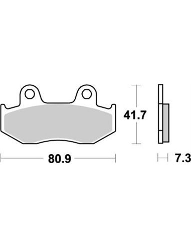 Plaquettes de frein Nitro MOTO-MASTER 090421