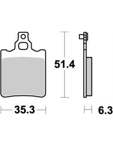 Pastillas de freno traseras Nitro MOTO-MASTER 090721