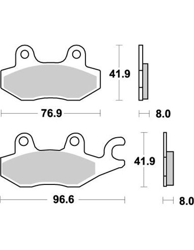 Nitro MOTO-MASTER brake pads 092621