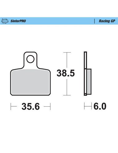 Plaquettes de frein avant / arrière Sinter Racing MOTO-MASTER 099212