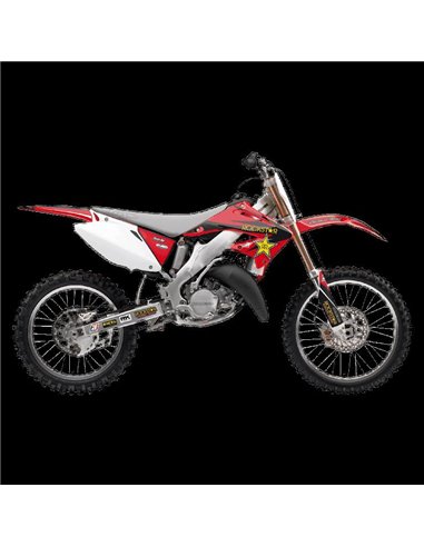 Kit adhesivos Blackbird ROCKSTAR ENERGY RED/BLACK/YELLOW CRF 250-450-SÓLO ADHESIVOS 2136L