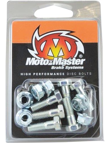 Cargols per disc de fre davanter / del darrere M6X19 Hex + Nut MOTO-MASTER 012.005