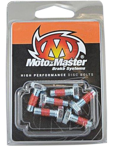 Vis de disque de frein avant / arrière M6X17 Hex MOTO-MASTER 012021