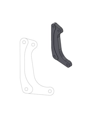 Soporte adaptador para disco de freno Supermoto Street MOTO-MASTER 211030