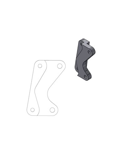 Adapter bracket for Supermoto Street MOTO-MASTER brake disc 211038