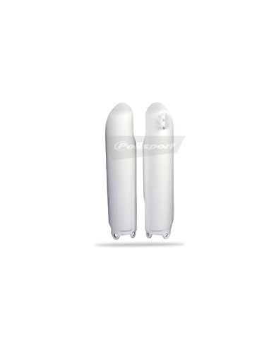 Yamaha YZ125/250 - Fork Guards White - 2008-14 Models Polisport 8351400001