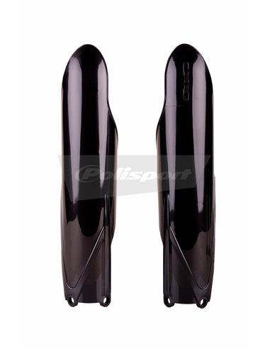 Yamaha YZ125/250, YZ250FX - Fork Guards Black - 2015-20 Models Polisport 8352000002