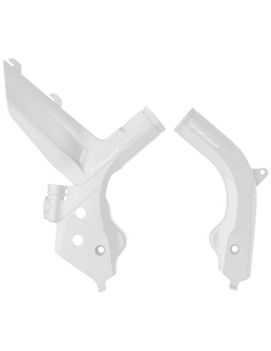 KTM SX,SX-F,XC,XC-F - Frame Protector White - 2019-20 Models Polisport 8472900003